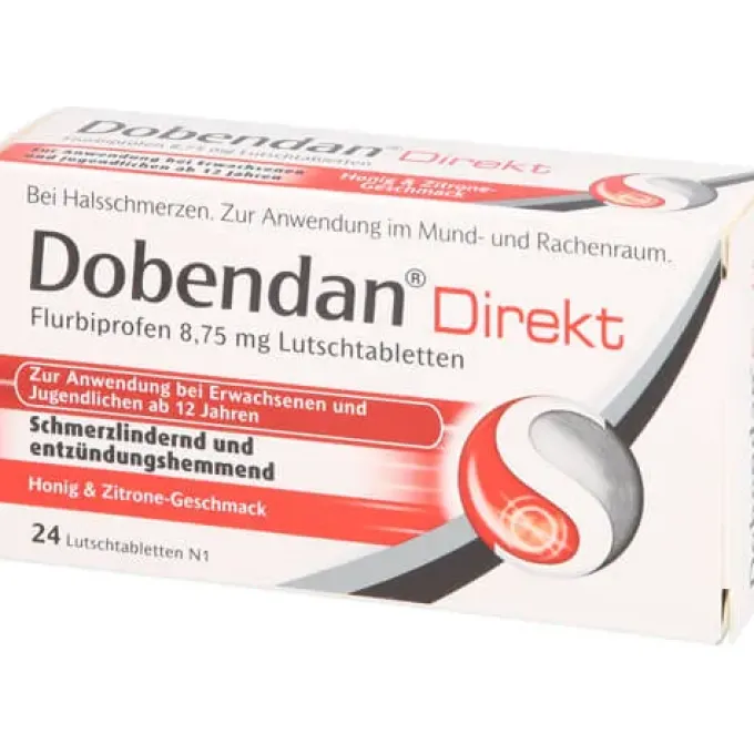 DOBENDAN Direkt Flurbiprofen 8,75 mg Lutschtabl. 24 St