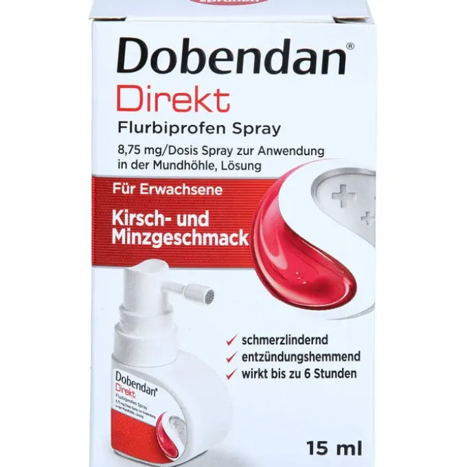 DOBENDAN Direkt Flurbiprofen Spray 8,75mg/Dos.Mund 15 ml