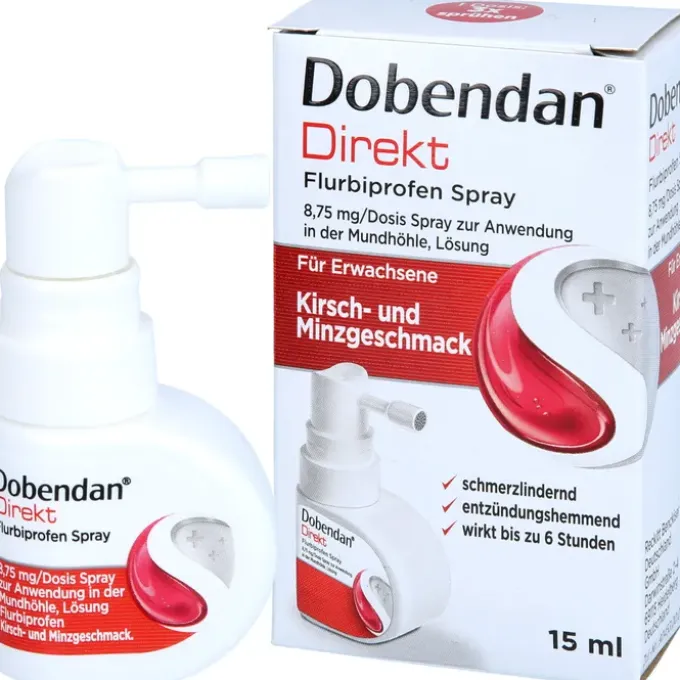 DOBENDAN Direkt Flurbiprofen Spray 8,75mg/Dos.Mund 15 ml