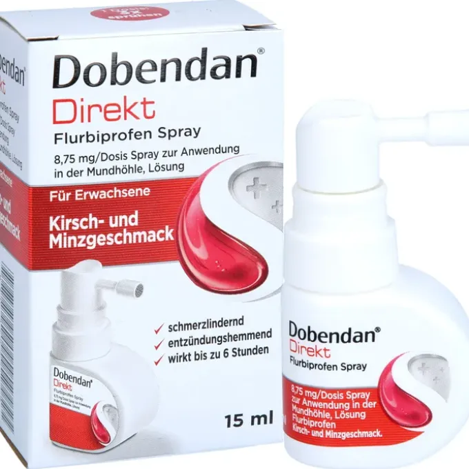 DOBENDAN Direkt Flurbiprofen Spray 8,75mg/Dos.Mund 15 ml