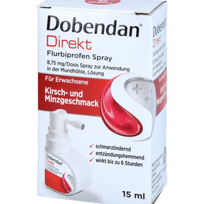 DOBENDAN Direkt Flurbiprofen Spray 8,75mg/Dos.Mund 15 ml