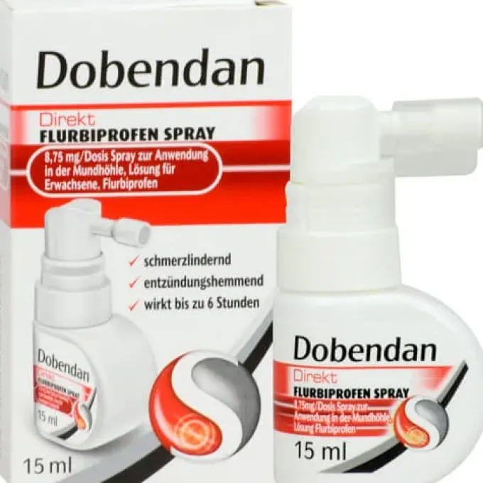 DOBENDAN Direkt Flurbiprofen Spray 8,75mg/Dos.Mund 15 ml
