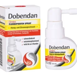 DOBENDAN Direkt Flurbiprofen Spray Honig & Zitrone 15 ml