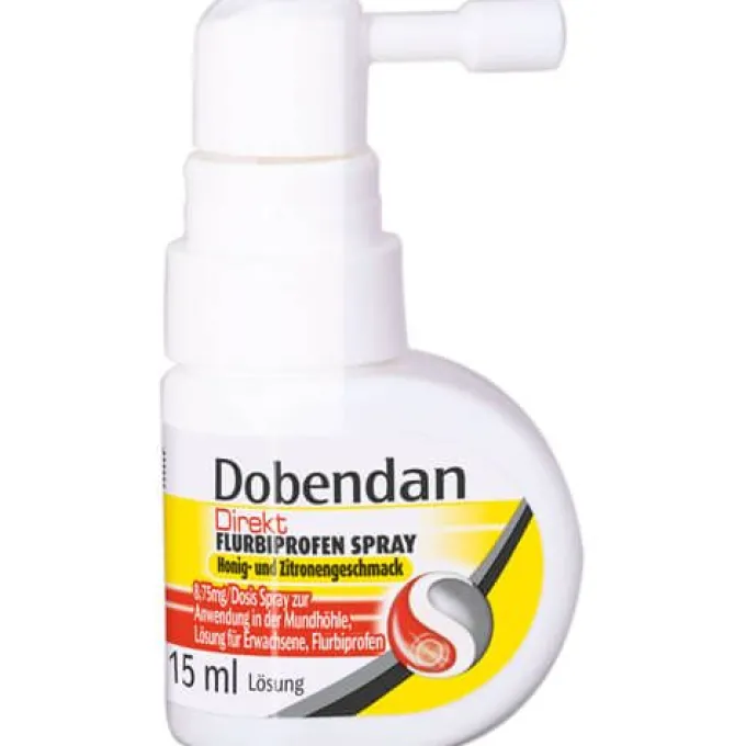 DOBENDAN Direkt Flurbiprofen Spray Honig & Zitrone 15 ml