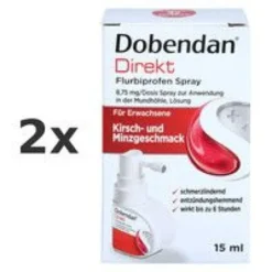 DOBENDAN Direkt Flurbiprofen Spray 8,75mg/Dos.Mund Set 2x 15ml