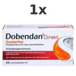 Dobendan Direkt Zuckerfrei Flurbiprofen 8,75mg Lut 24St 1x 24 St