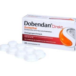 DOBENDAN Direkt zuckerfrei Flurbiprofen 8,75mg Lut 24 St
