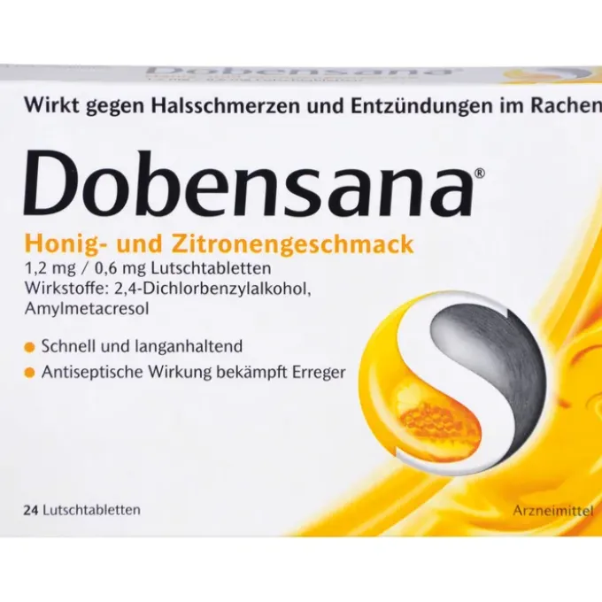 DOBENSANA Honig- u.Zitronengeschm.1,2mg/0,6mg Lut. 24 St