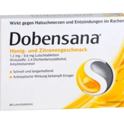 DOBENSANA Honig- u.Zitronengeschm.1,2mg/0,6mg Lut. 24 St