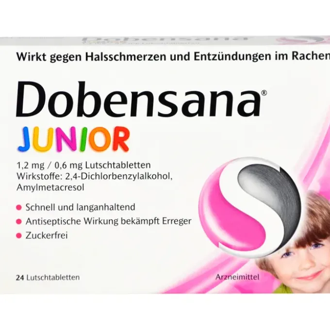 DOBENSANA Junior 1,2mg/0,6mg Lutschtabletten 24 St