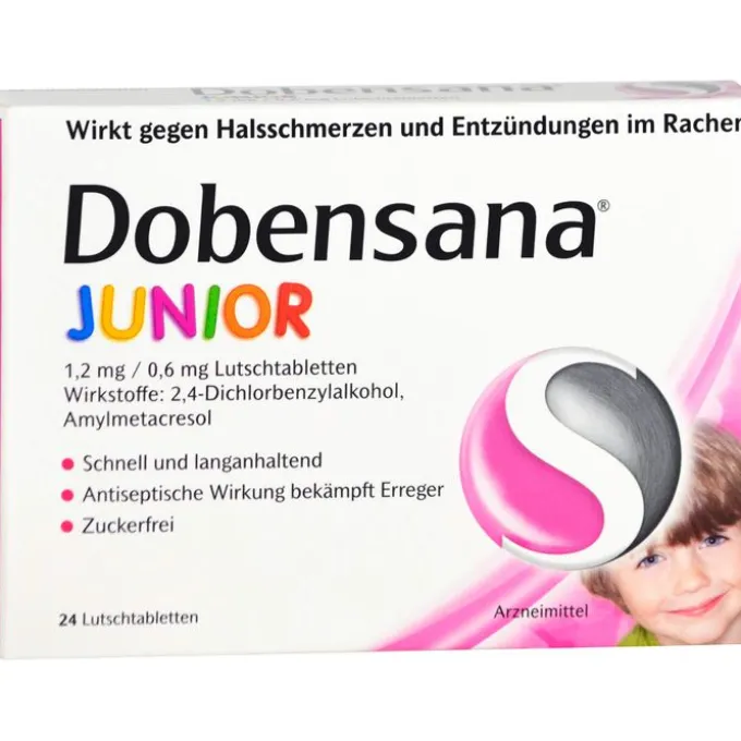 DOBENSANA Junior 1,2mg/0,6mg Lutschtabletten 24 St