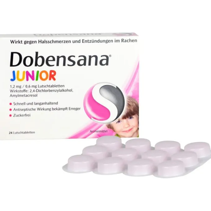 DOBENSANA Junior 1,2mg/0,6mg Lutschtabletten 24 St