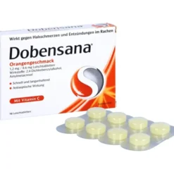DOBENSANA Orangengeschmack 1,2mg/0,6mg Lutschtabl. 16 St