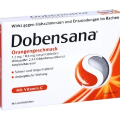 DOBENSANA Orangengeschmack 1,2mg/0,6mg Lutschtabl. 16 St