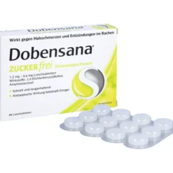 DOBENSANA zuckerfrei Zitronengesc.1,2mg/0,6mg Lut. 24 St