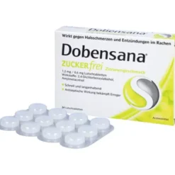 DOBENSANA zuckerfrei Zitronengesc.1,2mg/0,6mg Lut. 24 St