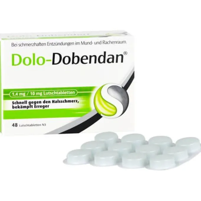 DOLO-DOBENDAN 1,4 mg/10 mg Lutschtabletten 48 St