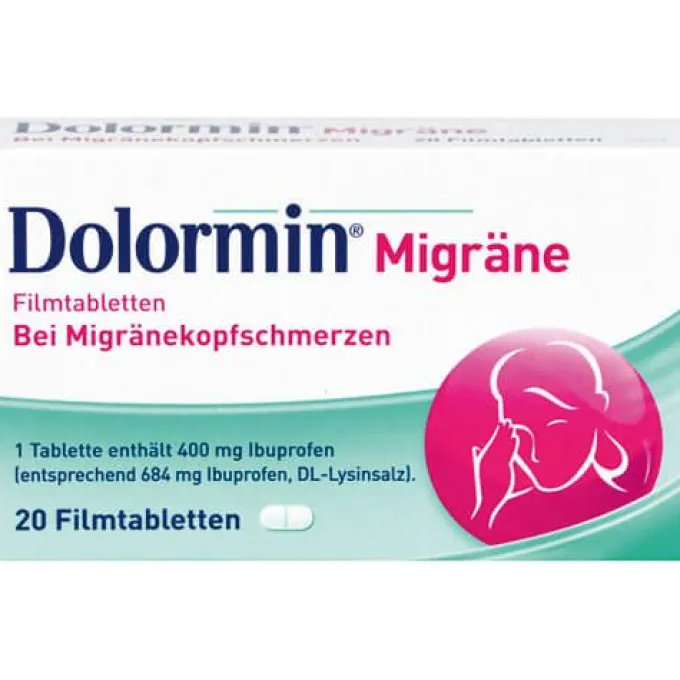 DOLORMIN Migräne Filmtabletten 20 St