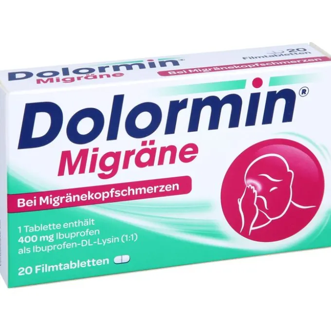DOLORMIN Migräne Filmtabletten 20 St