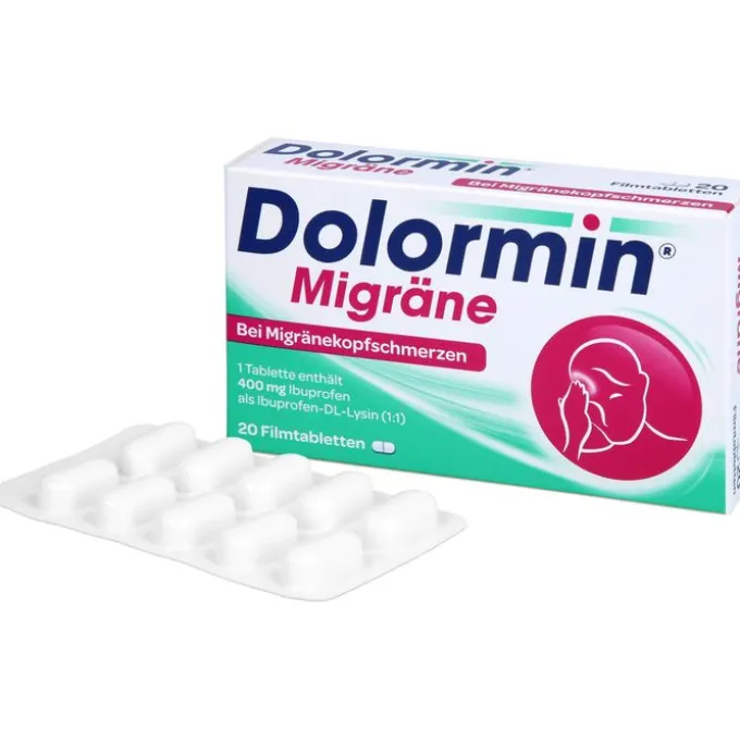 DOLORMIN Migräne Filmtabletten 20 St