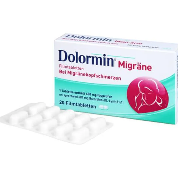 DOLORMIN Migräne Filmtabletten 20 St