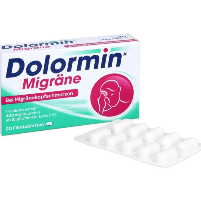 DOLORMIN Migräne Filmtabletten 20 St