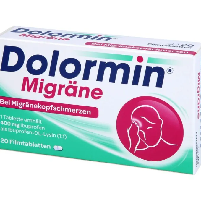DOLORMIN Migräne Filmtabletten 20 St