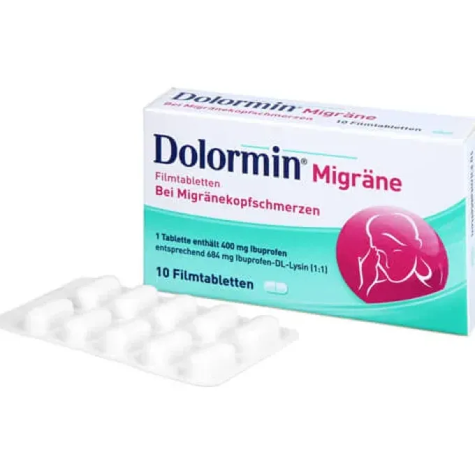 DOLORMIN Migräne Filmtabletten 10 St