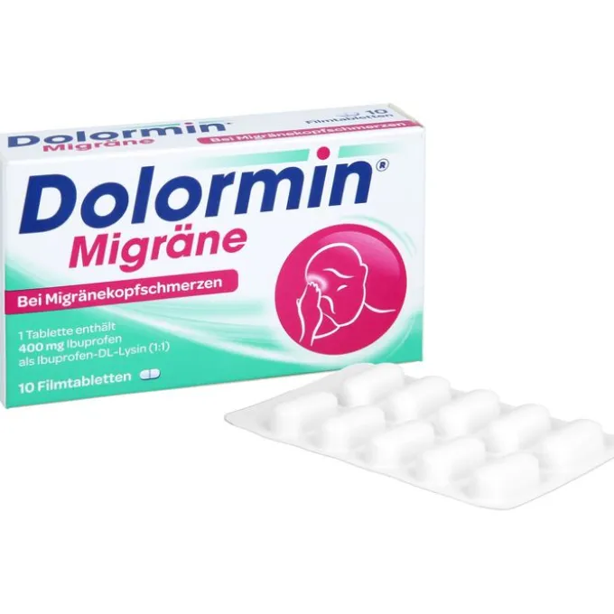DOLORMIN Migräne Filmtabletten 10 St