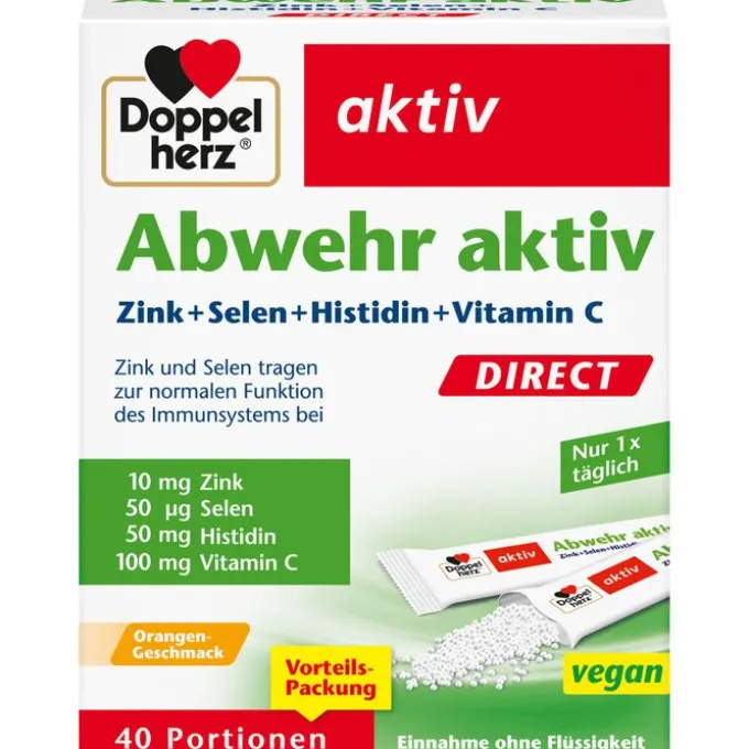 DOPPELHERZ Abwehr aktiv DIRECT Pellets 40 Stück