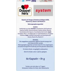 DOPPELHERZ Antarktis Krill system Kapseln 60 Stück