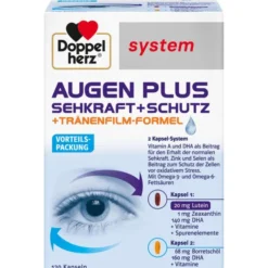 DOPPELHERZ Augen plus Sehkraft+Schutz system Kaps. 120 Stück