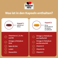 DOPPELHERZ Augen plus Sehkraft+Schutz system Kaps. 120 Stück