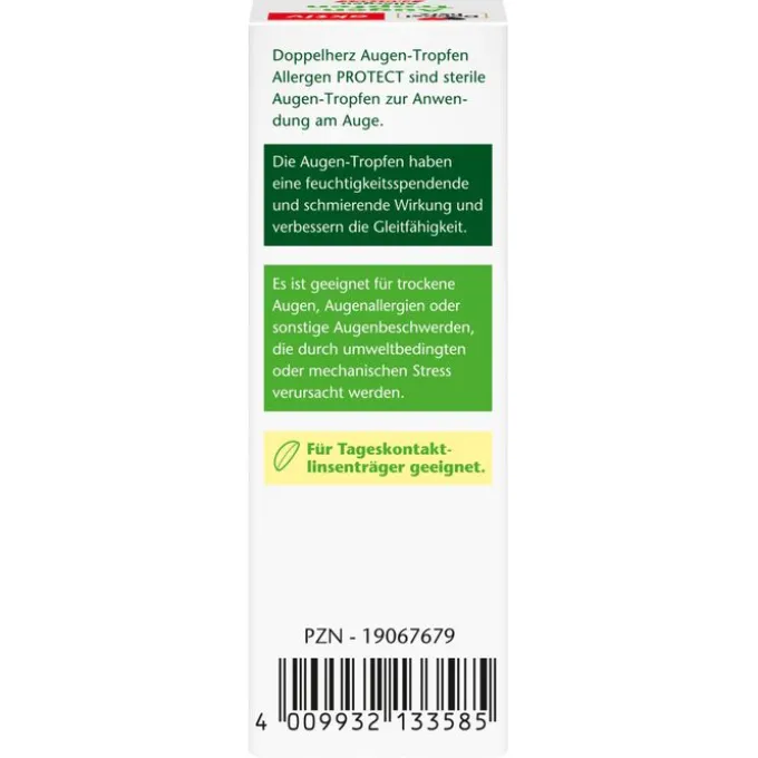 DOPPELHERZ Augen-Tropfen Allergen PROTECT 10 ml