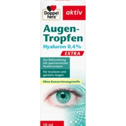 DOPPELHERZ Augen-Tropfen Hyaluron 0,4% Extra 10 ml