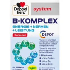 DOPPELHERZ B-Komplex system Tabletten 60 Stück