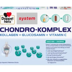 DOPPELHERZ Chondro-Komplex syst.Komb.Tab.Kap.Stick 30 Stück