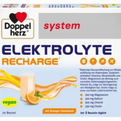 DOPPELHERZ Elektrolyte Recharge system Granulat 20 Stück