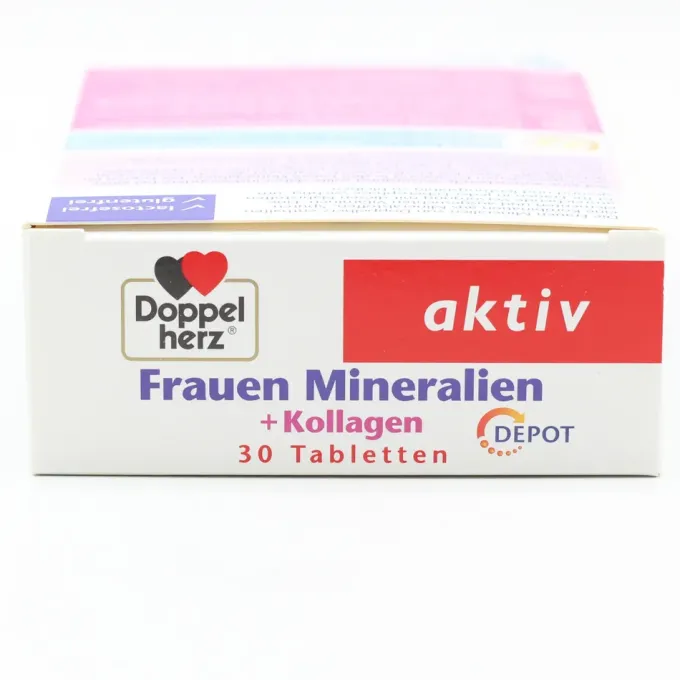 DOPPELHERZ Frauen Mineralien+Kollagen Depot Tabl. 30 Stück
