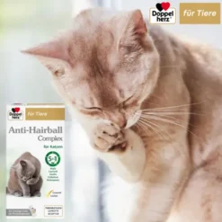 DOPPELHERZ für Tiere Anti-Hairball Complex Katzen 25X10 g