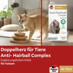 DOPPELHERZ für Tiere Anti-Hairball Complex Katzen 25X10 g