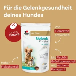 DOPPELHERZ für Tiere Gelenk Complex Chews f.Hunde 30 Stück
