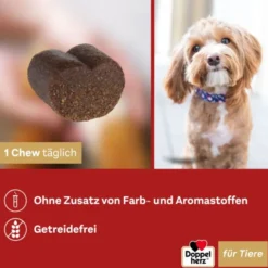 DOPPELHERZ für Tiere Gelenk Complex Chews f.Hunde 30 Stück