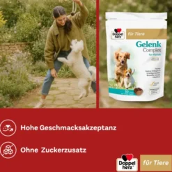 DOPPELHERZ für Tiere Gelenk Complex Chews f.Hunde 30 Stück
