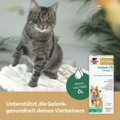 DOPPELHERZ für Tiere Gelenk Öl f.Hunde/Katzen 250 ml
