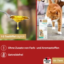 DOPPELHERZ für Tiere Gelenk Öl f.Hunde/Katzen 250 ml