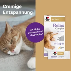 DOPPELHERZ für Tiere Relax Complex Port.Btl.f.Kat. 25X10 g