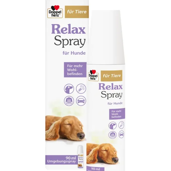 DOPPELHERZ für Tiere Relaxspray f.Hunde 90 ml