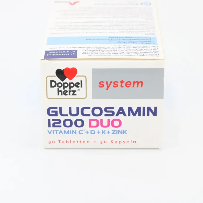 DOPPELHERZ Glucosamin 1200 Duo system Kombipackung 60 Stück