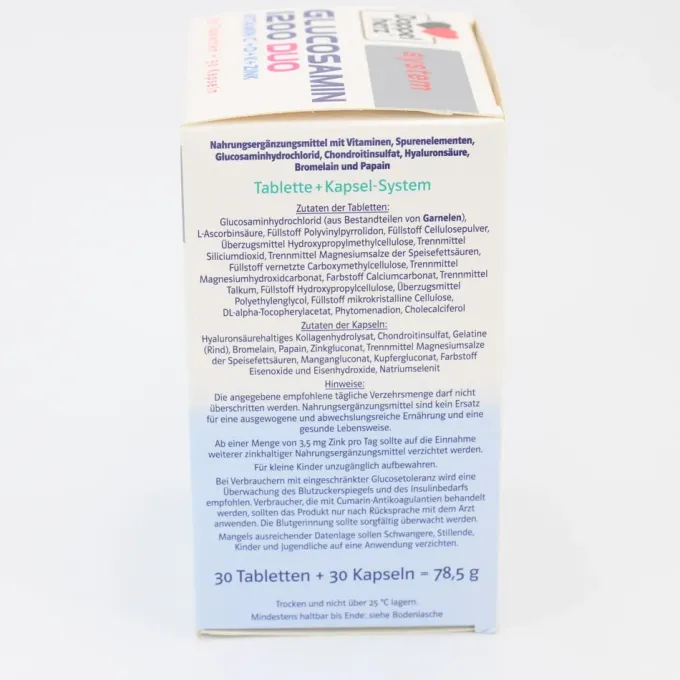DOPPELHERZ Glucosamin 1200 Duo system Kombipackung 60 Stück